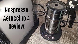 Nespresso Aeroccino 4 Milk Frother Review  Worth upgrading from the Aeroccino 3 [upl. by Herta]