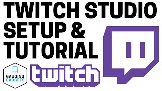 How To Start A Twitch Stream With Twitch Studio  Setup Tutorial [upl. by Margarete]