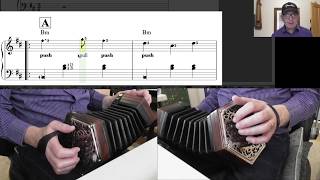 Emmas Waltz  30 Button GD Anglo Concertina Video Performance And Tutorial Clip [upl. by Thaxter]