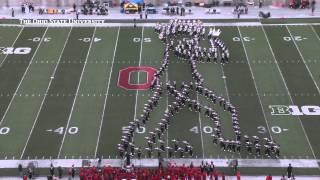 The Ohio State University Marching Band Michael Jackson Tribute Oct 19 2013 [upl. by Novej]