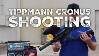 Tippman Cronus Shooting  Tactical Version Semi Automatic [upl. by Vaules]