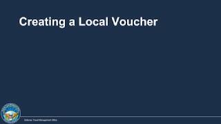 How to Create a Local Voucher in DTS [upl. by Draper500]