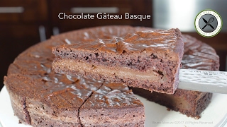 Chocolate Gâteau Basque Recipe – Bruno Albouze [upl. by Aviv]