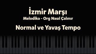 İzmir Marşı  Melodika  Org Notaları  Nasıl Çalınır [upl. by Alvy]