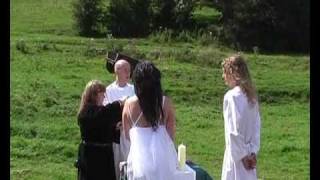 The Handfasting Of Hannah amp Dean Pagan Wedding [upl. by Eglantine]