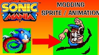 Sonic Mania Mod Tutorial 1  Sprite amp Animation editing [upl. by Adnal635]