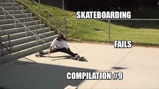 HALL OF MEAT on INSTAGRAM  9 SKATEBOARDING FAILS COMPILATION [upl. by Haik]