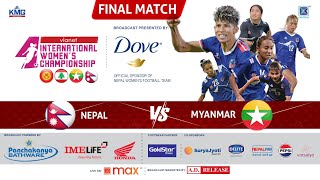 Nepal Vs Myanmar  Final Match  Vianet International Womens Championship  26 Feb 2025  LIVE [upl. by Llert]