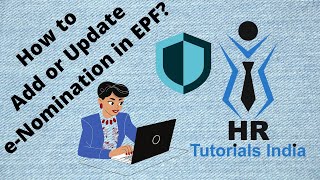 How to Add eNominee details in EPF  How to fill EPF eNomination Form  HR Tutorials India [upl. by Atikaj]