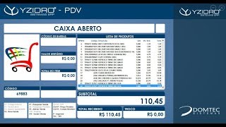 Sistema para supermercado  Venda PDV  Software Yzidro ERP [upl. by Annazor]