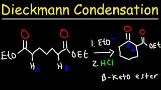 Dieckmann Condensation Reaction Mechanism [upl. by Hcib]