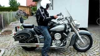 Yamaha Drag Star 1100 sound with COBRA exhaust [upl. by Alf]