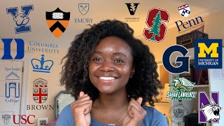 College Decision Reactions Stanford Yale Columbia Princeton Brown and MORE2020 ♡ 2021 ivies [upl. by Llewxam]