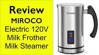 Review Miroco Milk Frother  How to make froth milk at home [upl. by Adnuhsed]