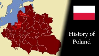 The History of Poland with Administrative Divisions Every Year 8602021 [upl. by Abbub]