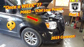 Pt1 DANGEROUS Caravan STALLS Once a WEEK P0882TCM Power LOW [upl. by Idrahs]