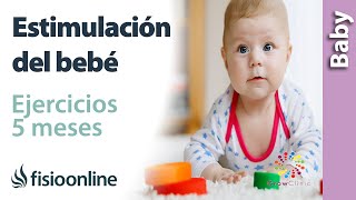 5 ejercicios para ESTIMULAR a mi BEBÉ de 5 MESES [upl. by Adniram477]