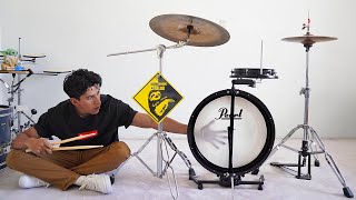 The SMALLEST drum kit in the world [upl. by Sivatco]