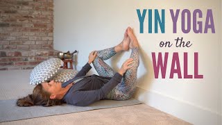 30 min Wall Yin Yoga with Devi Daly [upl. by Barrada]