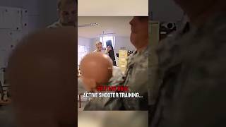 Military base active shooter scenario training‼️🤯 military army combat war [upl. by Noseyt]