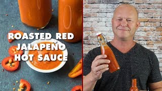 Roasted Red Jalapeno Pepper Hot Sauce Recipe  Chili Pepper Madness [upl. by Botti323]