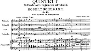 Robert Schumann  Piano Quintet in E flat major Op 44 [upl. by Bentlee]