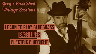 How To Play Bluegrass Bass  Electric amp Upright No98 [upl. by Attennot587]