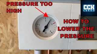 Combi Boiler Too Much Pressure  How to reduce the water pressure  Central Heating [upl. by Arted]