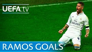 Sergio Ramos 5 memorable goals [upl. by Einram753]