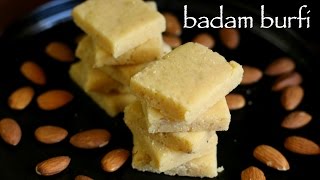 badam burfi recipe  almond burfi recipe  badam katli recipe [upl. by Cato70]