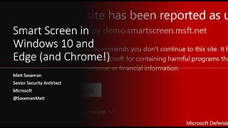 Smartscreen in Windows 10 amp Edge even Chrome to block phishing amp malicious websites [upl. by Ollehto]