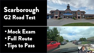 ScarboroughPort Union G2 Road Test  Full Route amp Tips on How to Pass Your Driving Test [upl. by Anauj]