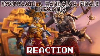 KRIMSON KB REACTS Bwonsamdi amp Zandalar Finale Cinematics [upl. by Bo]