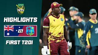 Australia v West Indies 202324  First T20I [upl. by Aonehc879]