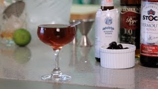 How to Make a Manhattan  Cocktail Recipes [upl. by Grunberg]