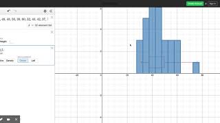 Histograms with Desmos [upl. by Lemaceon]