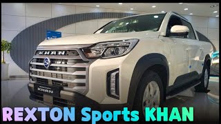 The New Rexton SPORTS KHAN 2022 Exterior First LookBIGGEST pickup truck [upl. by Willette]