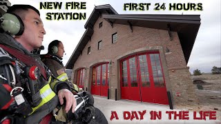 First 24 Hours in a New Fire Station  A Day in the Life [upl. by Annavahs]