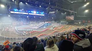 Arenacross SSE Belfast 2023 Crash at the end [upl. by Eemiaj]