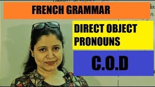 Direct Object Pronouns  Les Pronoms COD [upl. by Enaud]