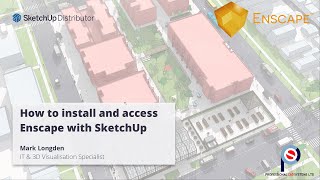 How to install and access Enscape for SketchUp [upl. by Lai681]