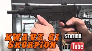 KWA KZ 61 Skorpion GBB SMG Airsoft Gun Overview [upl. by Aytak]