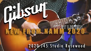 The New Gibson J45 Studio Rosewood  Live Demo [upl. by Ferris]