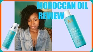 MOROCCAN OIL REVIEW ON NATURAL HAIR [upl. by Sergius]