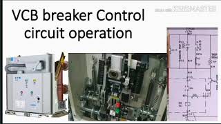 VCB breaker control circuit operation Full Explanation [upl. by Otreblide]