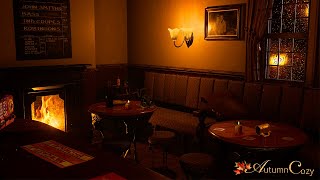 COZY PUB AMBIENCE Rain Sounds Soft Chatter Rain Creaking [upl. by Selij516]