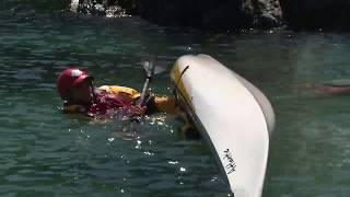 2020 sea kayaking skills reentry roll self rescue [upl. by Etheline301]