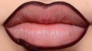 How To Apply Lip Liner Perfectly  Wonderful Lipstick Tutorial [upl. by Amyaj]