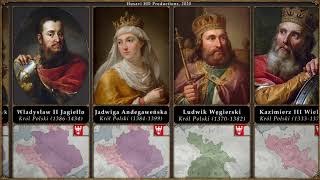 Timeline of the Rulers of Poland 9602020 [upl. by Anitrebla878]