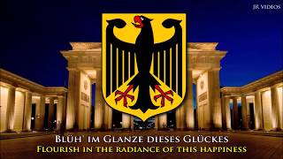 National Anthem of Germany DEEN lyrics  Deutsche Nationalhymne [upl. by Eirelav]